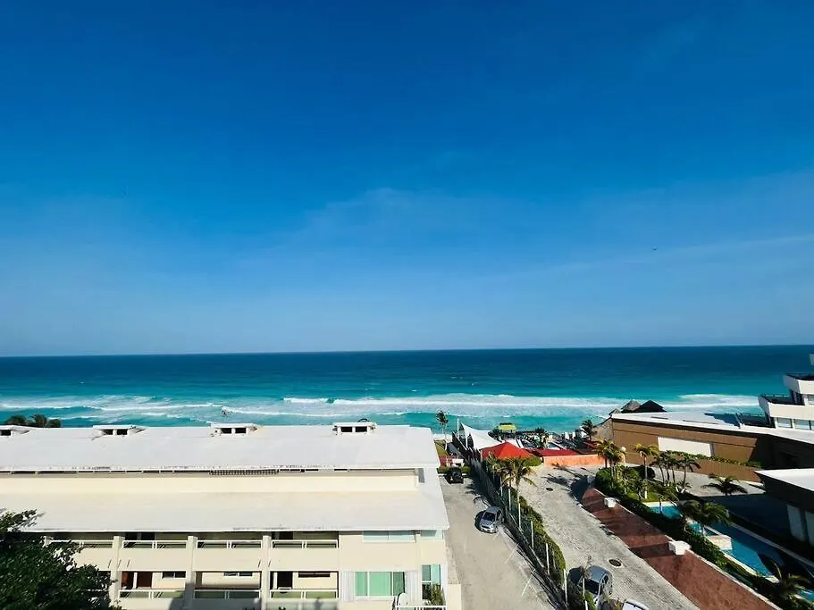 Apartment Panoramic Oceanview Private Rooftop Brisas1409 Cancun